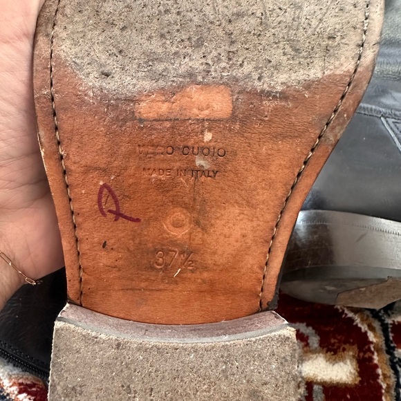 Black Leather Riding Boots - Picture 3 of 7